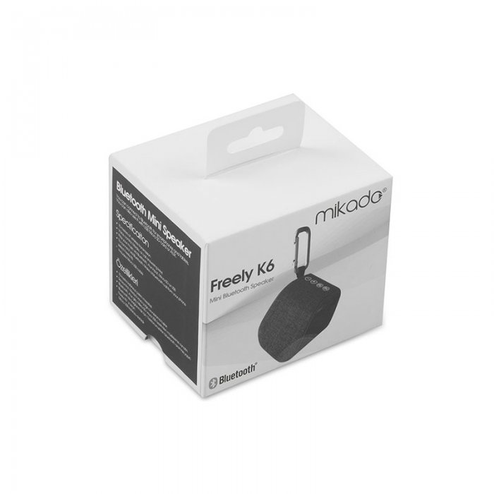 Mikado FREELY K6 Siyah BT 4.2 5W TF Destekli Bluetooth Speaker
