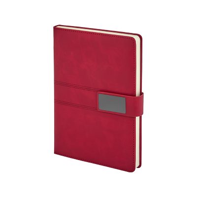 15 x 21 Termo Deri Defter - Kırmızı