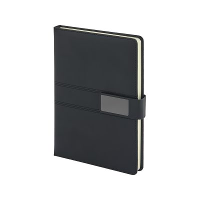 15 x 21 Termo Deri Defter - Siyah