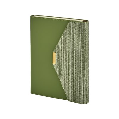 15 x 21 Termo Deri Defter - Yeşil
