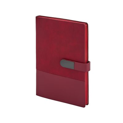 15 x 21 Yumuşak Kapaklı Termo Deri Defter - Kırmızı