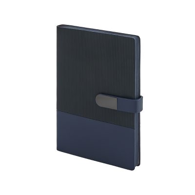 15 x 21 Yumuşak Kapaklı Termo Deri Defter - Lacivert