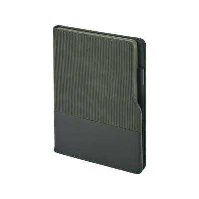 15 x 21 Termo Deri Defter - Yeşil