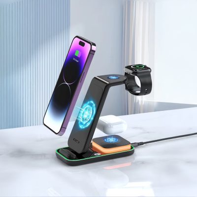 Promosyon 3'ü 1 Arada Kablosuz Şarj Cihazı