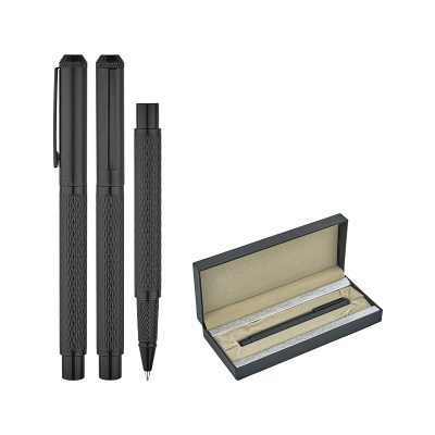 Metal Roller Kalem Seti - Siyah