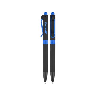 Metal Tükenmez Touchpen Kalem - Mavi