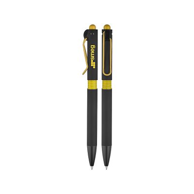 Metal Tükenmez Touchpen Kalem - Sarı