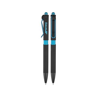 Metal Tükenmez Touchpen Kalem - Turkuaz