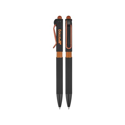 Metal Tükenmez Touchpen Kalem - Turuncu