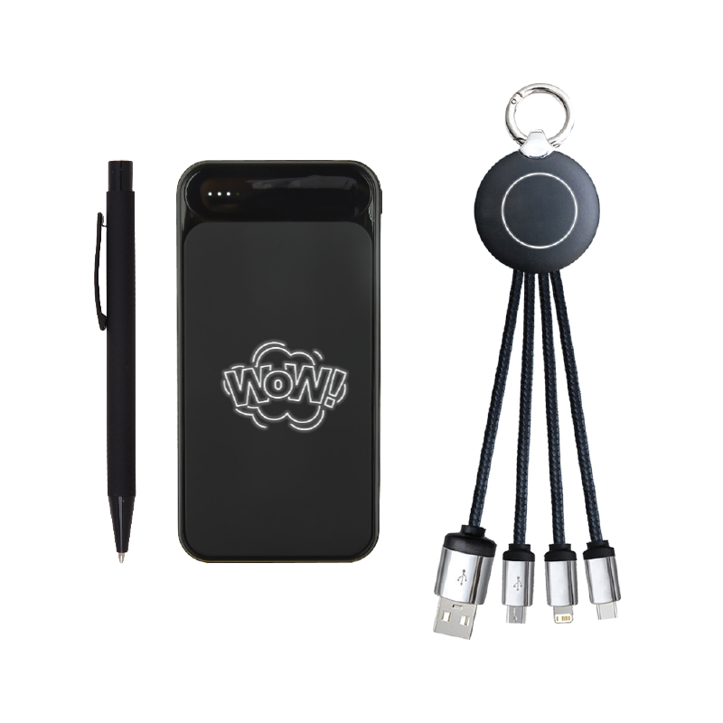 Promosyon Kalem & Powerbank & Anahtarlık Set