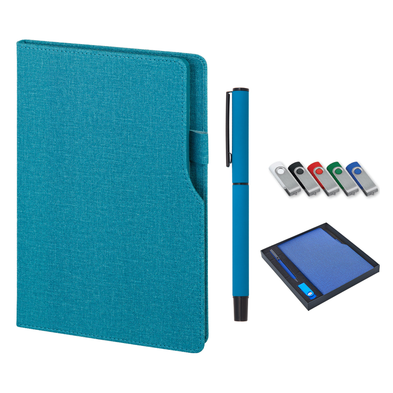 Promosyon Defter & Kalem & Usb Set