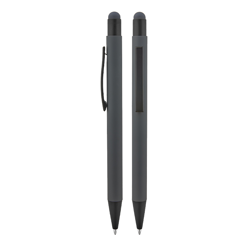Promosyon Metal Tükenmez Touchpen Rubber Gövde Kalem