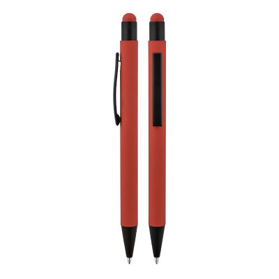 Promosyon Metal Tükenmez Touchpen Rubber Gövde Kalem