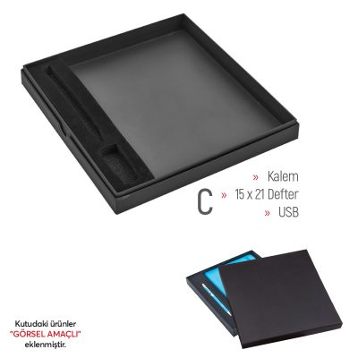 203 x 223 x 25 mm Hediye Set Kutusu