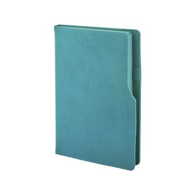 15 x 21 Termo Deri Defter (Ivory Kağıt) - Turkuaz