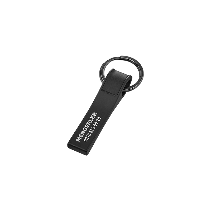 Çift Taraflı Metal Suni̇ Deri̇ Anahtarlık