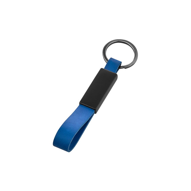 Çift Taraflı Metal Suni̇ Deri̇ Anahtarlık