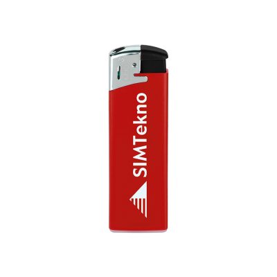 Clipper Brio Fit Elektronic Siboplu Çakmak - Kırmızı