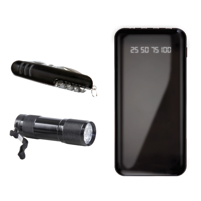Promosyon Powerbank & Çakı & Elfeneri Set
