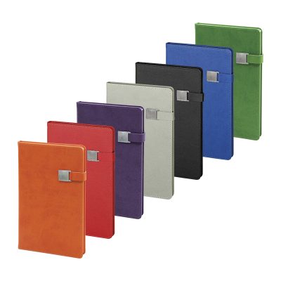 15 x 21 Termo Deri Defter - Mavi