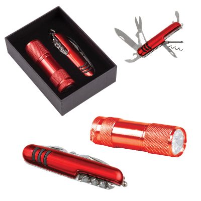 Promosyon 3008-7 7 Fonksiyonlu Çakı - 1202 Led Elfenerli Set