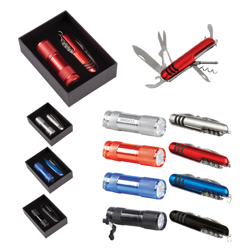 7 Fonksiyonlu Çakı - Led Elfenerli Set