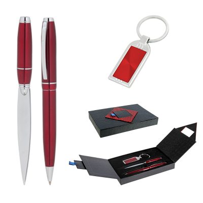 Promosyon Kalem & Anahtarlık & Zarf Açacağı Set
