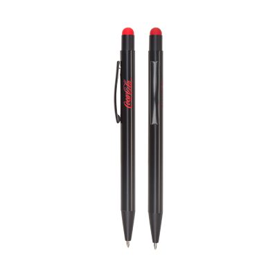 Metal Tükenmez Touchpen Kalem - Kırmızı