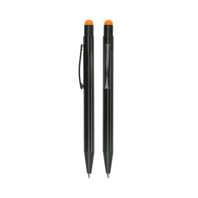 Metal Tükenmez Touchpen Kalem - Turuncu