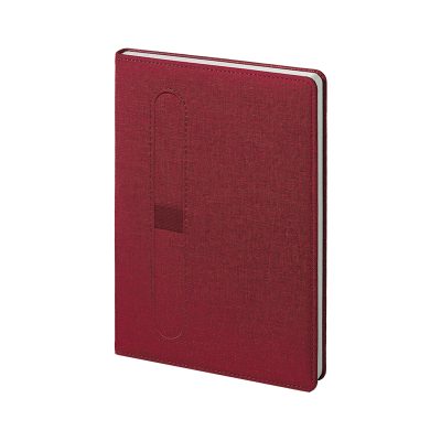 15 x 21 Termo Deri Defter - Kırmızı
