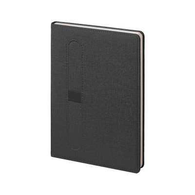 15 x 21 Termo Deri Defter - Siyah-füme
