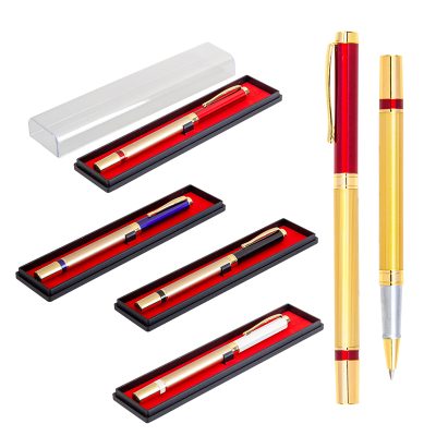 Metal Roller Kalem Seti - Kırmızı