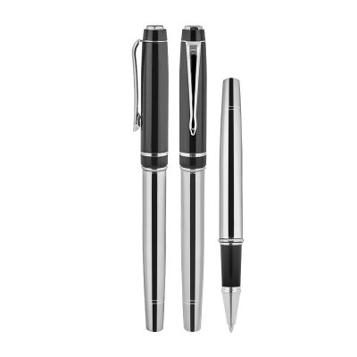Metal Roller Kalem - Silver - siyah