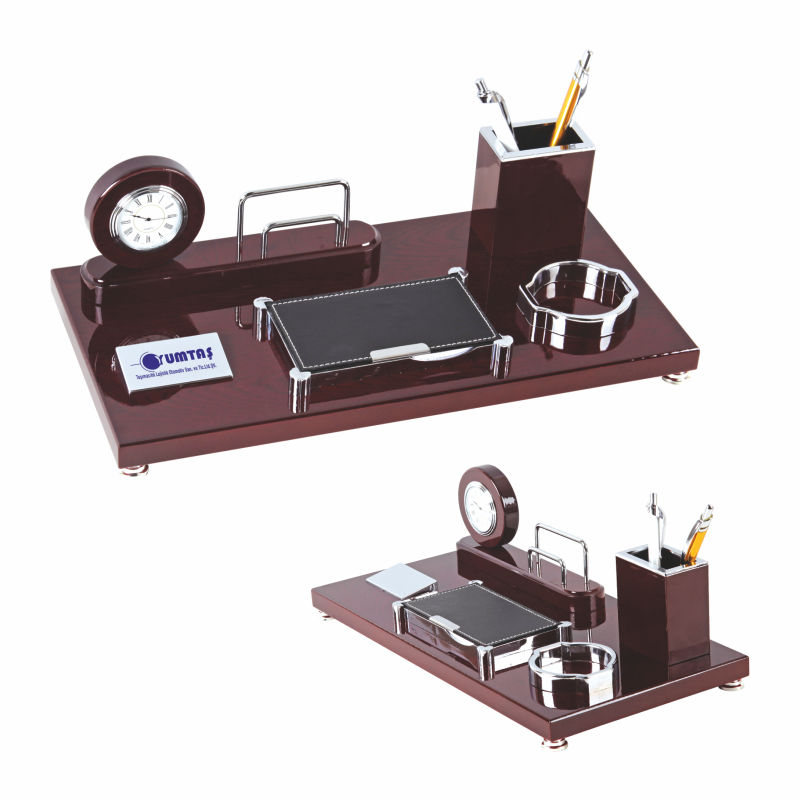 Promosyon Lüks Ahşap Masa Seti