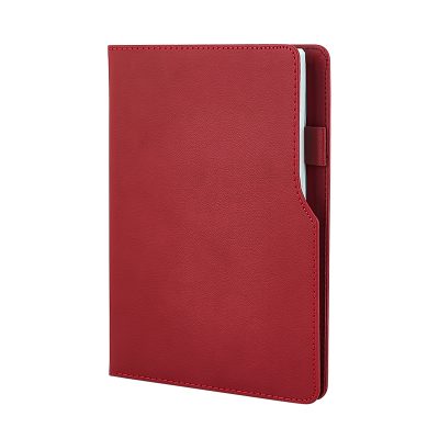 15 x 21 Termo Deri Defter (Holmen Kitap Kağıdı) - Kırmızı
