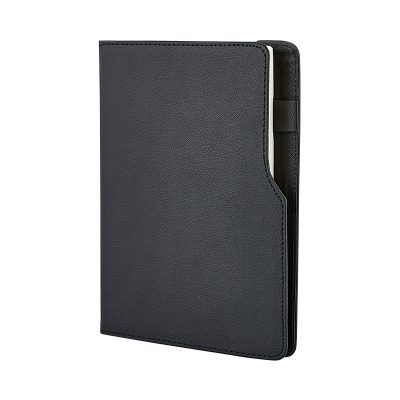 15 x 21 Termo Deri Defter (Holmen Kitap Kağıdı) - Siyah