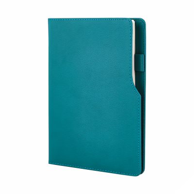 15 x 21 Termo Deri Defter (Holmen Kitap Kağıdı) - Turkuaz