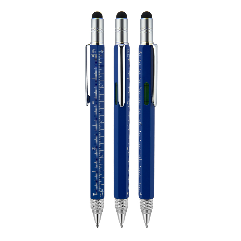 Metal Su Terazili - Tornavidalı Touchpen Kalem