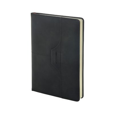 15 x 21 Termo Deri Defter - Siyah