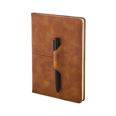 15 x 21 Termo Deri Defter - Taba