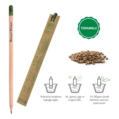 Promosyon Tohumlu Naturel Kurşun Kalem