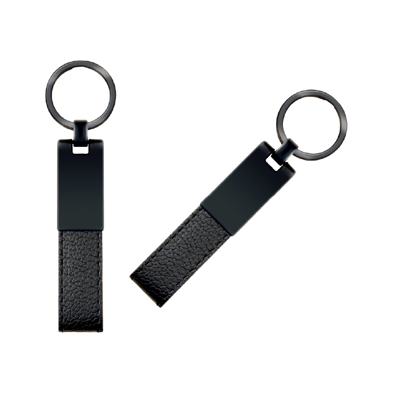 Çift Taraflı Metal Suni̇ Deri̇ Anahtarlık