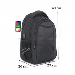 Laptop Bölmeli Sırt Çantası