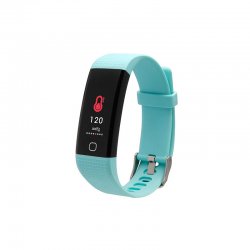 Promotion Everest FIT MATE W24 Bluetooth Smart Watch Kanbasıncı,Kalpatışı,Calori Mavi Akıllı Bileklik & Saat