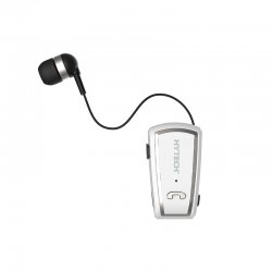 Promosyon Hytech HY-XBK80 Mobil Telefon Uyumlu Makaralı Beyaz Bluetooth Kulaklık Resmi