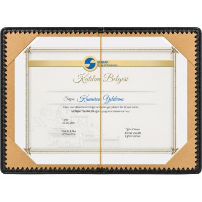 Promosyon Sertifika ve Menü Kabı