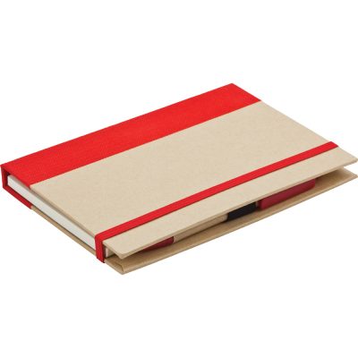 Renkli Yapışkanlı Notluk - Kırmızı