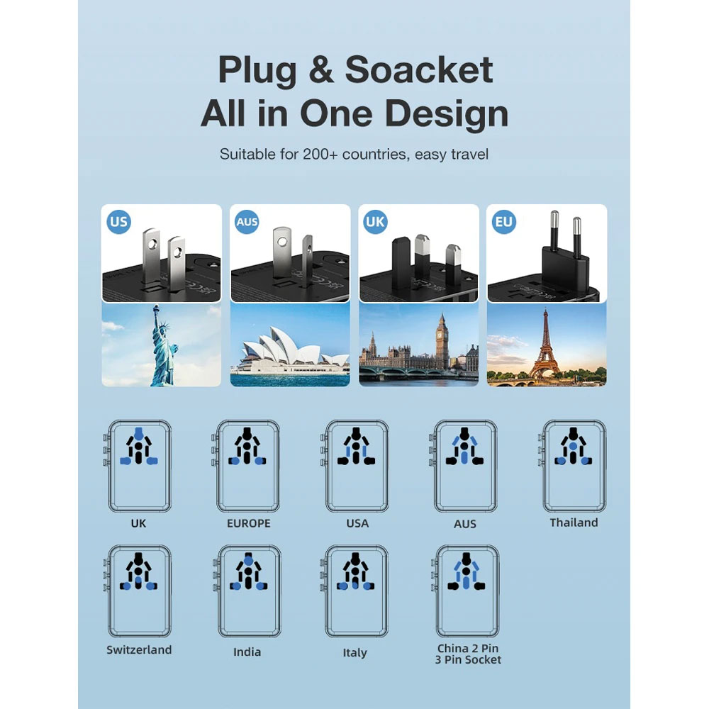 Seyahat Şarj Adaptörü