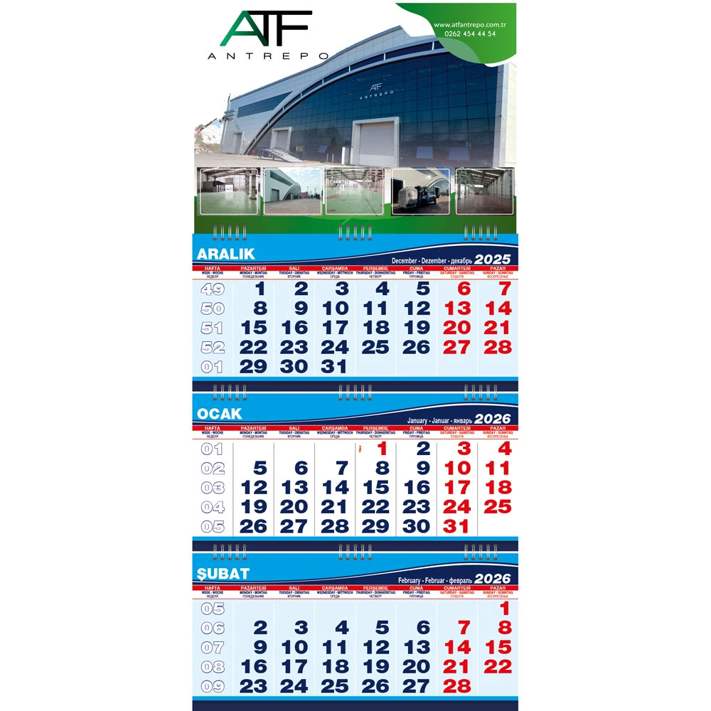 Promosyon Orta Boy Gemici Takvim