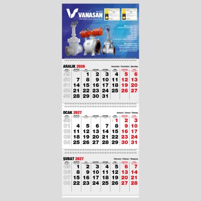 Promosyon Klasik Taslama Gemici Takvim